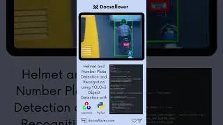 Helmet and Number Plate Detection using YOLOv3 with #opencv and #python #objectdetection #ai #ml