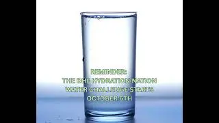 TOMORROW- DHF Hydration Nation challenge begins! 
