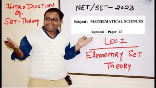 ELEMENTARY SET THEORY LEC 1