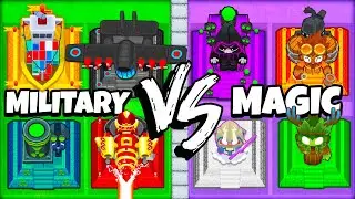 ВСЕ военные против магии Храм Солнца (мод Храм Солнца в BTD 6)