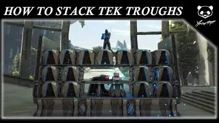 How to Stack Tek Troughs \ Feeding Troughs | ARK: Survival Evolved