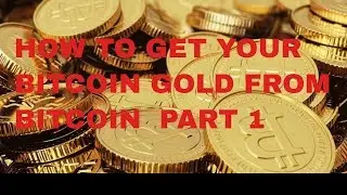 How to get free Bitcoin gold from your bitcoin wallet Part 1