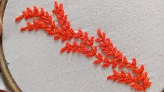 Fantastic Lazy daisy stitch flower!  Basic hand embroidery tutorial / Hand embroidery for beginners!