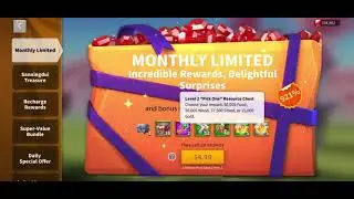 Geared Up vs Monthly Limited Max Purchase Comparison - Rise of Kingdoms