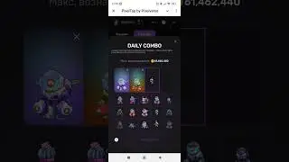 Daily combo PixelTap November 3,  новое комбо PixelTap 3 ноября 2024
