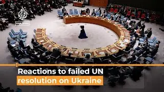Diplomats react after Russia vetoes UN resolution on Ukraine