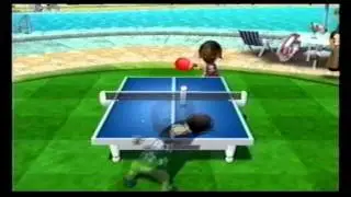Wii Sports Resort Table Tennis vs. Sandra @ Level 2500 [ 11-0 ]