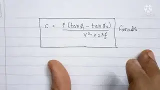 Numericals on power factor improvement