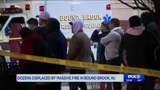 Dozens displaced by massive NJ fire