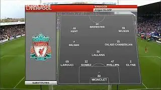 Tranmere rovers VS Liverpool 0-6