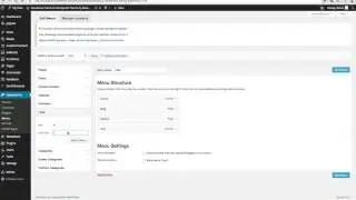 Setup the vertical Push Menu