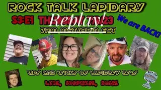 ROCK TALK LAPIDARY S3:E1   Tips and Tricks of Lapidary Arts 1/4