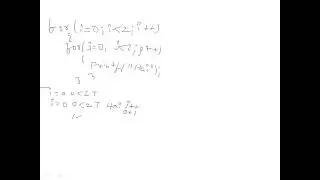 Nested for loop Example 1