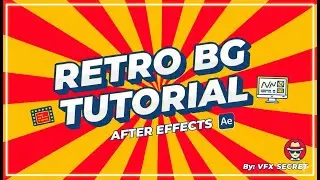 Create Retro Background Animation in After Effects | Vaporwave & Synthwave Tutorial 2025