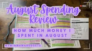 How Much Did I Spend in August? 👀 August Money Review | Real-Life Spending | Single Mom Income