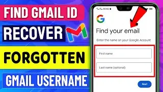 How to Find Gmail Account ✅ Find Gmail id if Forgotten 🖂🆔 How to Recover Gmail Username  @AppFixi