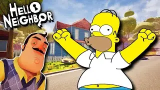 HELLO HOMER SIMPSON | Hello Neighbor Mod