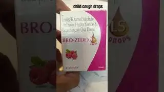 Brol zedrx Ls drop it's used for children's and babies cough relief drop and congection release drop