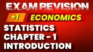 Plus One Exam | Economics | Statistics | Introduction | Exam Winner