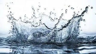 abstract liquid background water splash droplets slow motion drops over surface cg animation loop
