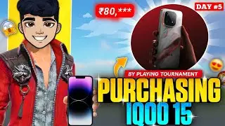 DAY-5☠️OF BUYING🔥IQOO 15 GAMING PHONE📱BY PLAYING SOLO TOURNAMENT GAMEPLAY| FREE FIRE SOLO TOURNAMENT
