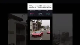 From $25 to Millionaire Overnight: My Memecoin Investment Success Story!