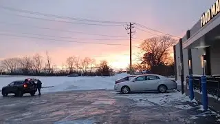 Nos quedamos sin gas  y sin comida en este frio