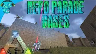 World War ARK - The Many Bases of Nerd Parade and a Server Invasion! ARK Survival Evolved WWA E2