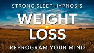 Sleep Hypnosis for Weight Loss ~ Reprogram Your Mind & Body to Naturally Lose Weight (STRONG)