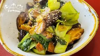 The Best 10-Minute Garlic Mushroom & Greens