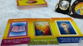 জীবন মানে বিদ্যালয়//life is school //Today's  Sai Baba Message//@Sai Baba Tarot