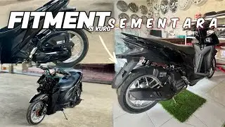 CUSTOM MOUNTING, REPAINT VELG LED OLD DAN FINISHING CAT SI KURO KZR❗️