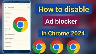 Disable Ad Blocker In Chrome 2024 | how to disable ad blocker on chrome | chrome ad block | ad block