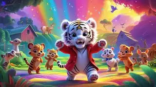🐯 Little Tiger Fun Adventure (Part 1) | Kids Animation Song 🎉