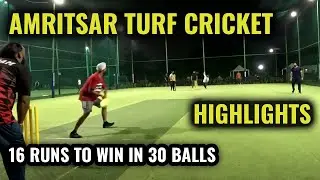 Action Packed Turf Cricket in Amritsar - Match 1 #cricket #cricketlover
