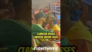 Claressa Shields KISSES Papoose before her FIGHT