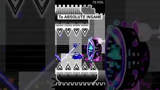 The sudden shift of difficulty. #geometrydash #tomgmd #gaming #level #shorts