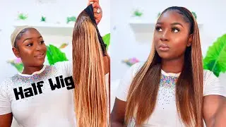 HIGHLIGHTED HEADBAND WIG FOR QUICK ERRANDS AND SCHOOL RUNS | YG WIGS | Omoni Got Curls