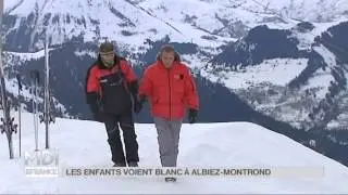 VU D'ICI : Les enfants voient blanc à Albiez Montrond