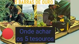 🔵Localização Dos 5 Tesouros (Red dead redemption)