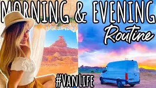 My VAN LIFE MORNING & EVENING Routine 💋 Solo Female Travel EPISODE 39