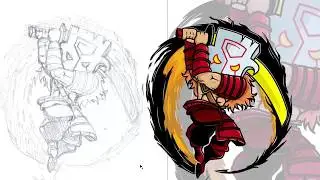 Dota 2   Juggernaut chibi vector (Part 1)