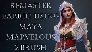 Cleric  - Remaster Fabric Using Maya, Marvelous & Zbrush
