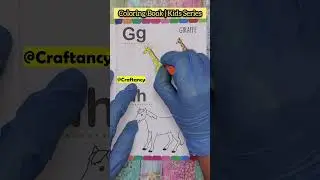 Coloring Drawing Of Giraffe Using DOMS Oil Pastels Colors | Realistic Animal Art 🦒🎨