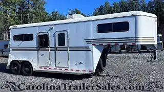 2024 Gore 2 Horse Trailer Tour | Straight Load, 8' Tall, AC, Like New!