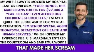 I Wore My Janitor Uniform To Court. Wife's Lawyer Said 