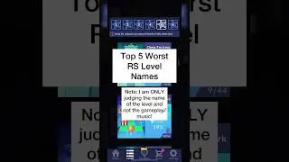 Top 5 Worst RS Level Names