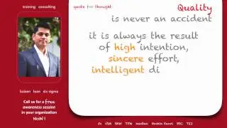 Kaizen enablers'   Q4T   Quality is never an accident