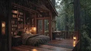 Nighttime Rain Sounds for Deep Rest | Forest Atmosphere, Focus, Meditation