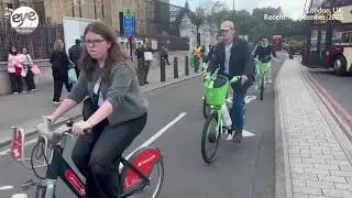 SCENE: London Mayor Calls For Bike Rides Against Continuing Tube Strike